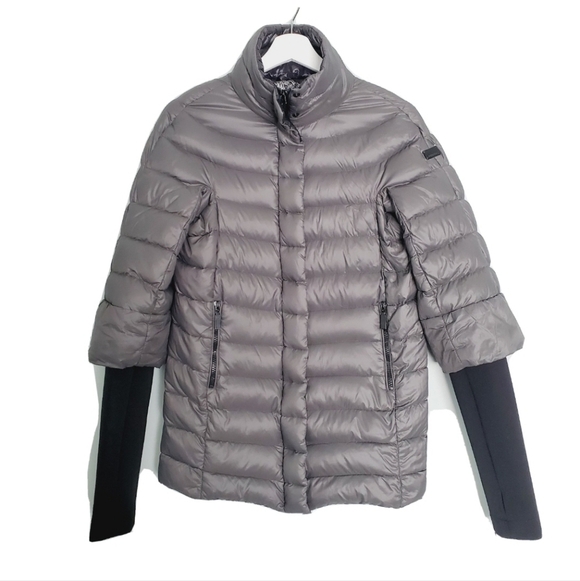 Vince Camuto Gray Puffer Down Jacket - Picture 1 of 8
